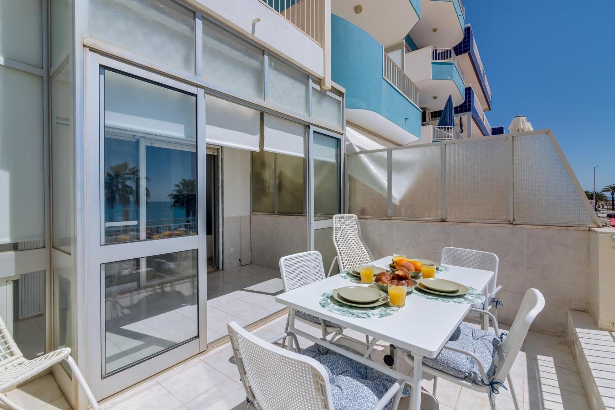 Apartamento Al - Oceano T2 Frente Mar Quarteira Exterior foto